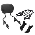 Sissy Bar Luggage Rack Docking Kit Fit For Harley Road King 2014-2025 Black