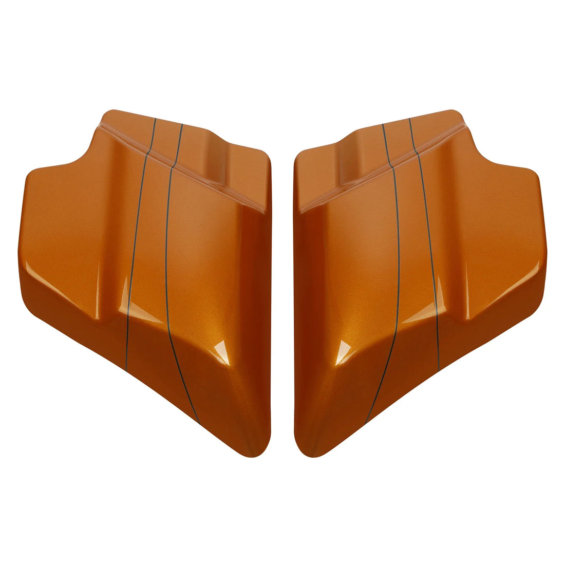 Side Covers Fairings Fit For Harley Touring Street Glide 2009-2024 Amber Whiskey