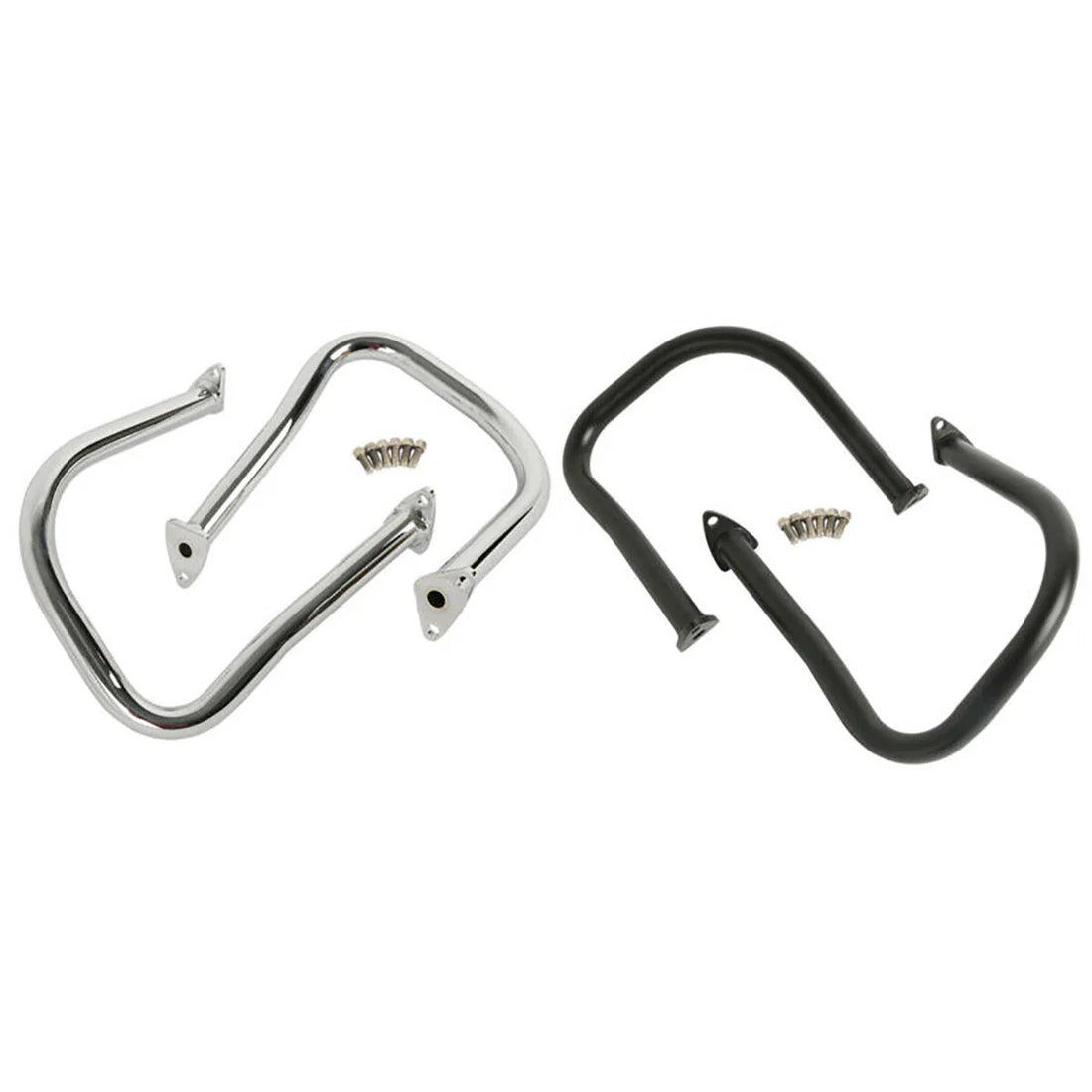 Black/Chrome Rear Highway Bars Fit For Indian Chief Chieftain Springfield 14-25