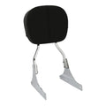 Low Sissy Bar Backrest Pad Fit For Harley Heritage Softail Classic Flstc 84-17