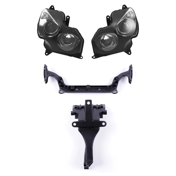 Front Headlight Mirror Fairing Stay Bracket Fit For Kawasaki Ninja ZX14R 2006-11