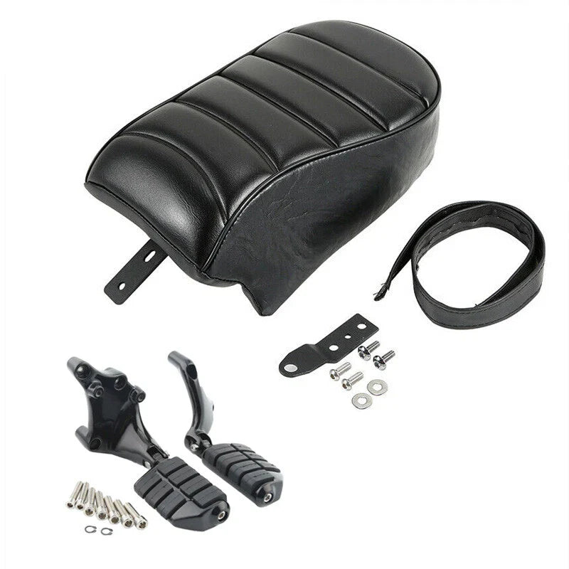 Passenger Seat Footpeg Mount Fit For Harley Sportster Iron XL883 1200 2016-2022
