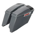 4" Stretched Hard Saddlebags Fit For Harley Touring 2014-2024 2023 Gunship Gray