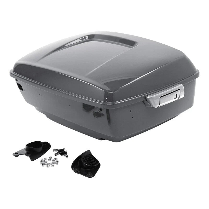 King Trunk Fit For Harley Touring Cvo Road Glide 2014-2025 24 Gunship Gray