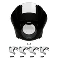 Quarter Headlight Fairing Windshield 49mm Clamp Fit For Harley Sportster XL Dyna