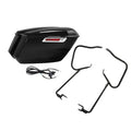 Saddlebags & Bracket Guard Bar Fit For Harley Cvo Road Glide 23-26 Vivid Black