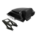 5.5" Razor Trunk w/ Pad + Mount Rack Fit For Harley Touring Road King 2014-2025