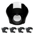 Quarter Fairing Windshield 39mm Fork Clamp Fit For Harley Dyna Sportster XL 48