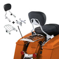 Backrest Sissy Bar Luggage Rack Docking Kit Fit For Harley Electra Glide 2014-25