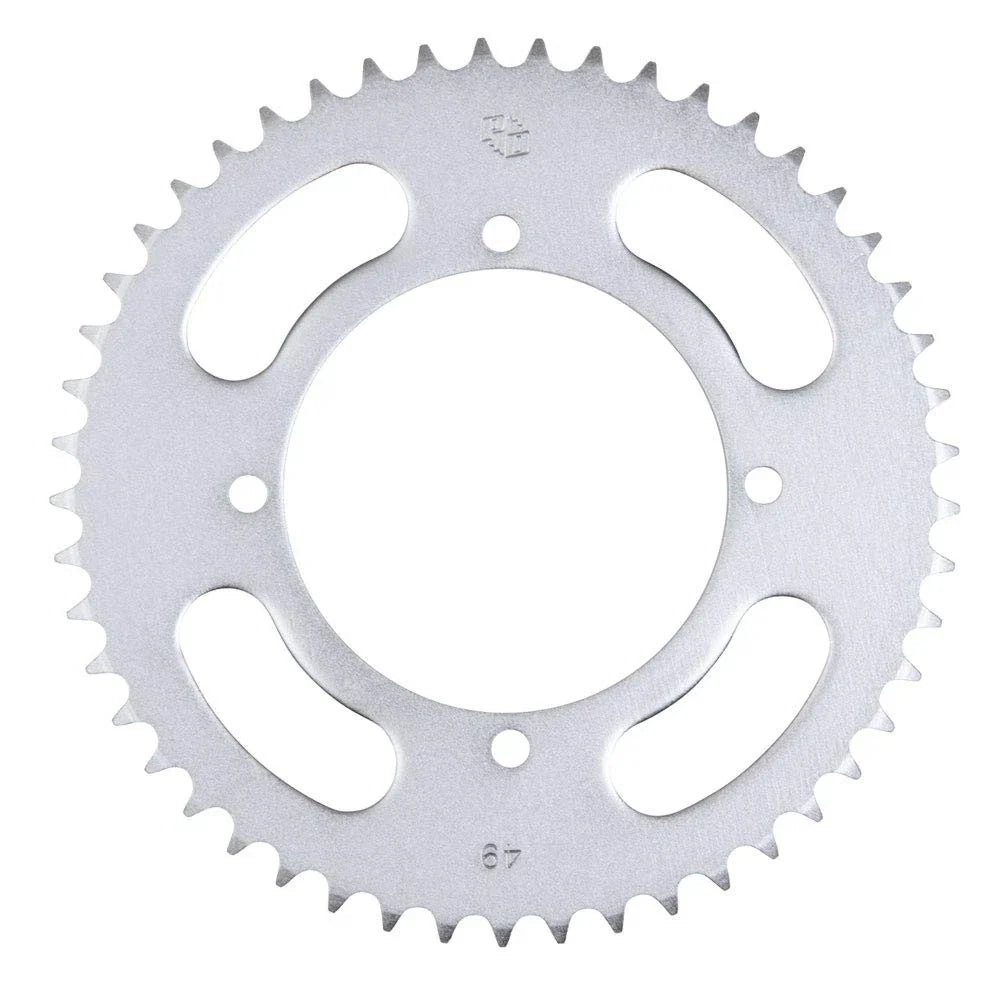 Primary Drive Rear Steel Sprocket 49 Tooth Silver For Kawasaki KX85 2001-2023