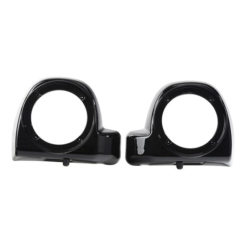 Vivid Black Lower Vented Fairing Speaker Pods Fit For Harley Touring 2014-2022