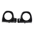 Vivid Black Lower Vented Fairing Speaker Pods Fit For Harley Touring 2014-2022