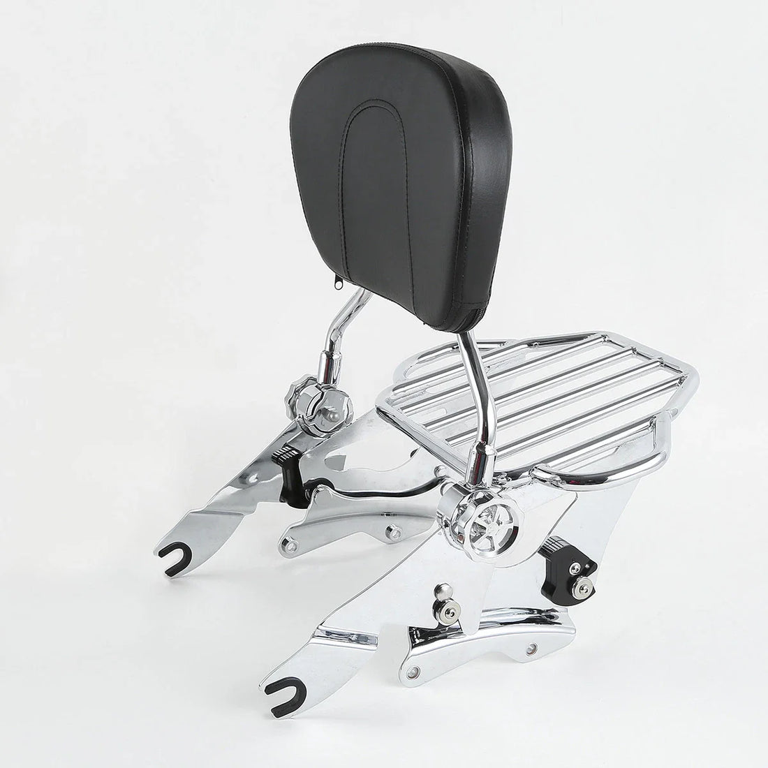 Sissy Bar Luggage Rack Backrest Pad Docking Kit Fit For Harley Touring 2014-2024
