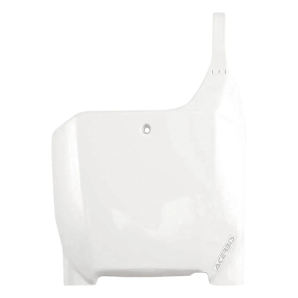 Acerbis 2042240002 Front Number Plate White