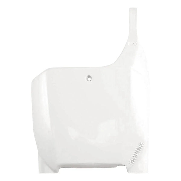 Acerbis 2042240002 Front Number Plate White