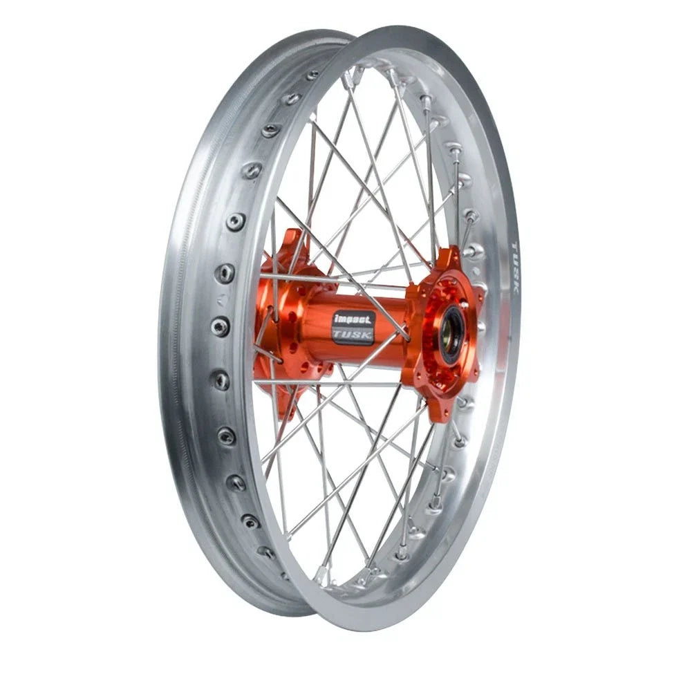 Tusk 01-MR-215-18-78488a-a716d7 Impact Cmplt Wheel-Rear 18 x 2.15 Slvr Rim