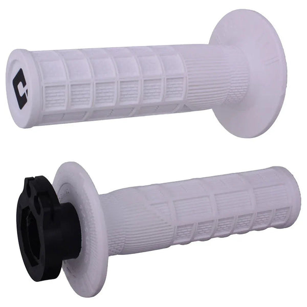 Odi H36RCWdf56-57c67b Recoil Full-Waffle SX-MX V2 Lock-On Grips White - Soft
