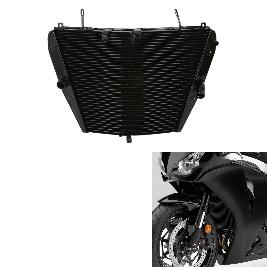 Radiator Cooler Cooling Fit For Honda CBR1000RR 2008-2011 CBR1000RR ABS 2009-11