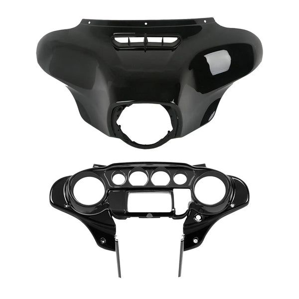 Inner & Outer Batwing Fairing Fit For Harley Street Glide 2014-2023 Vivid Black