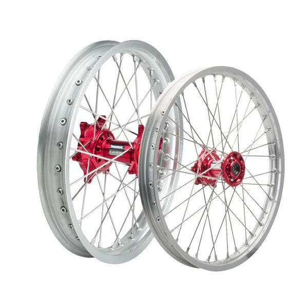 Tusk 1447520089c989-2445a8 Impact Front&Rear Wheel 1.60 x 21/2.15 x 18 Silver
