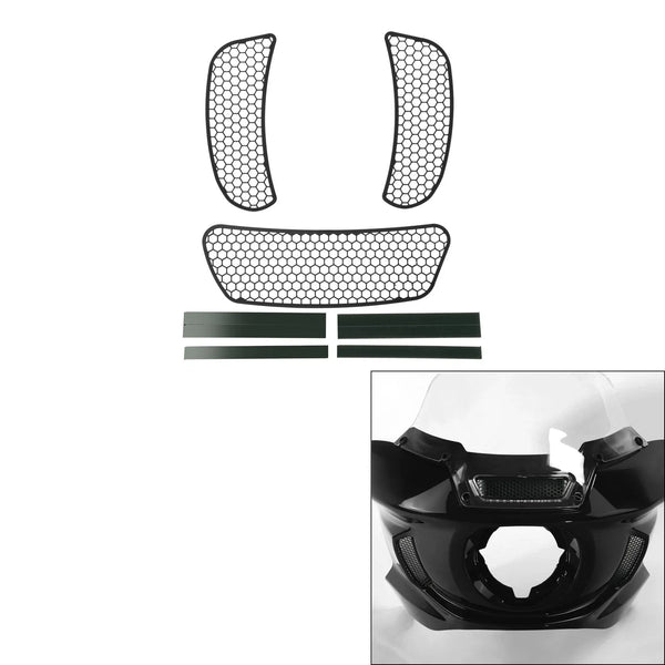 Front Fairing Mesh Vent Screen Grills Fit For Harley Low Rider ST Fxlrst 22-25