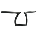 Matte Black 1" Handlebars Z Bar Fit For Harley Dyna Sportster XL883 1200 Custom