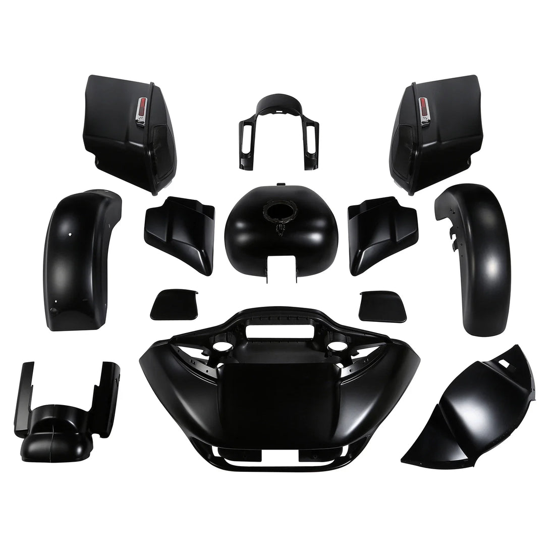 Fairings Body Work Kit Fit For Harley Cvo Road Glide 2015-2024 2018 Black Denim