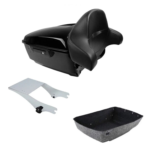 King Trunk Backrest Mount Fits For Harley Touring Road King Flhr 1997-2008