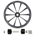 30" x 3.5" Front Wheel Rim Hub Dual Disc Fit For Harley Electra Glide 1997-2021