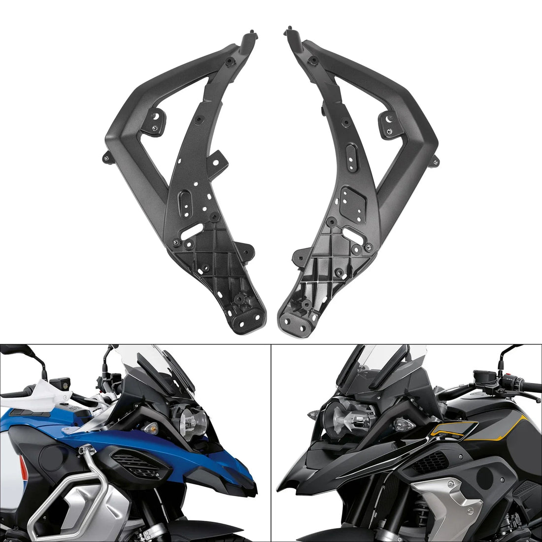 Fit For BMW R1200GS Headlight Front Panel Carrier Fairing Brackets 2013-2019