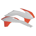 Acerbis Radiator Scoops 16 KTM Orange/White For KTM 125 SX 2013-2015