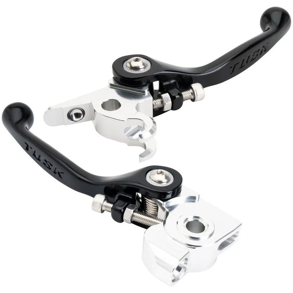 Tusk Axis Folding Lever Set Short Black For KTM 450 XC-W 2008-2013