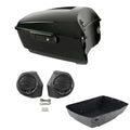 King Trunk 6.5" Speakers Pods Fit For Harley Touring Street Road Glide 2014-2026