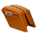 5" Stretched Saddlebags Fit For Harley Touring Road Glide 14-2023 Amber Whiskey