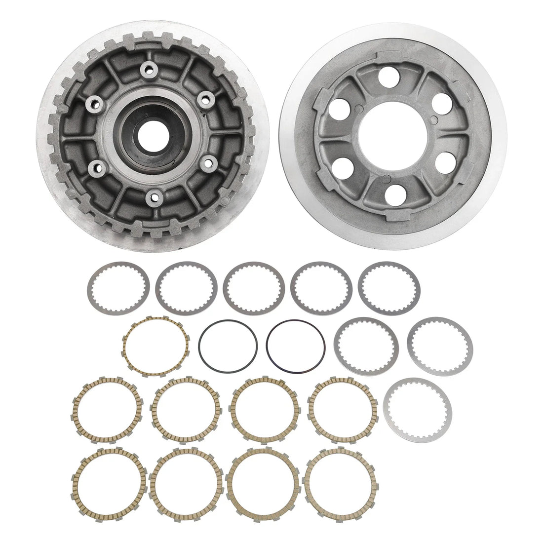 Clutch Pressure Plate Friction Clutch Plates Kit Fit For Harley Touring 04-2010