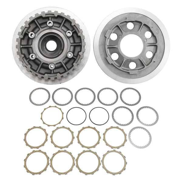 Clutch Pressure Plate Friction Clutch Plates Kit Fit For Harley Touring 04-2010