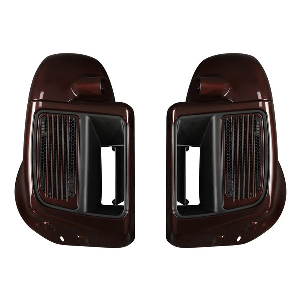 Lower Vented Fairings Water-Cooled Fit For Harley Touring 14-24 Midnight Crimson