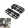 Black Rider Driver Floorboard Footboard Fit For Harley Touring Road Glide 14-25