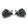 Wing Mini Floorboards Footpegs Fit For Harley Touring Road Street Glide