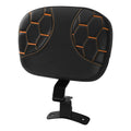 Black+Orange Front Driver Backrest Fit For Harley Touring Street Glide 2009-2024