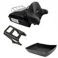 Chopped Trunk Rack Backrest Mount Fit For Harley Touring Road Glide 09-13