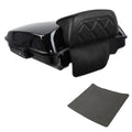 Razor Trunk Backrest Pad Fit For Harley Touring Road Street Glide 14-26 25 Black