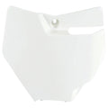 UFO Front Number Plate 2020 White For GASGAS MC 85 19/16 2021-2024