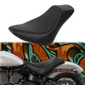 Fit For Harley Softail Deluxe Slim Flsl 2018-2025 Motorcycle Black Solo Seat