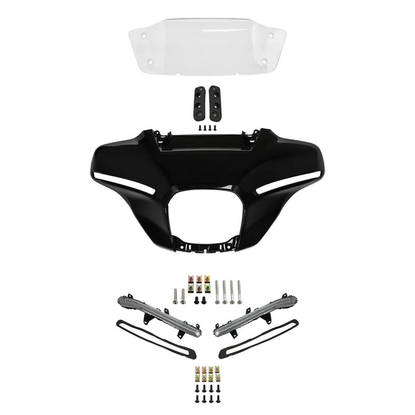 Outer Fairing Windshield Turn Signal Light Fit For Harley Cvo Street Glide 23-25