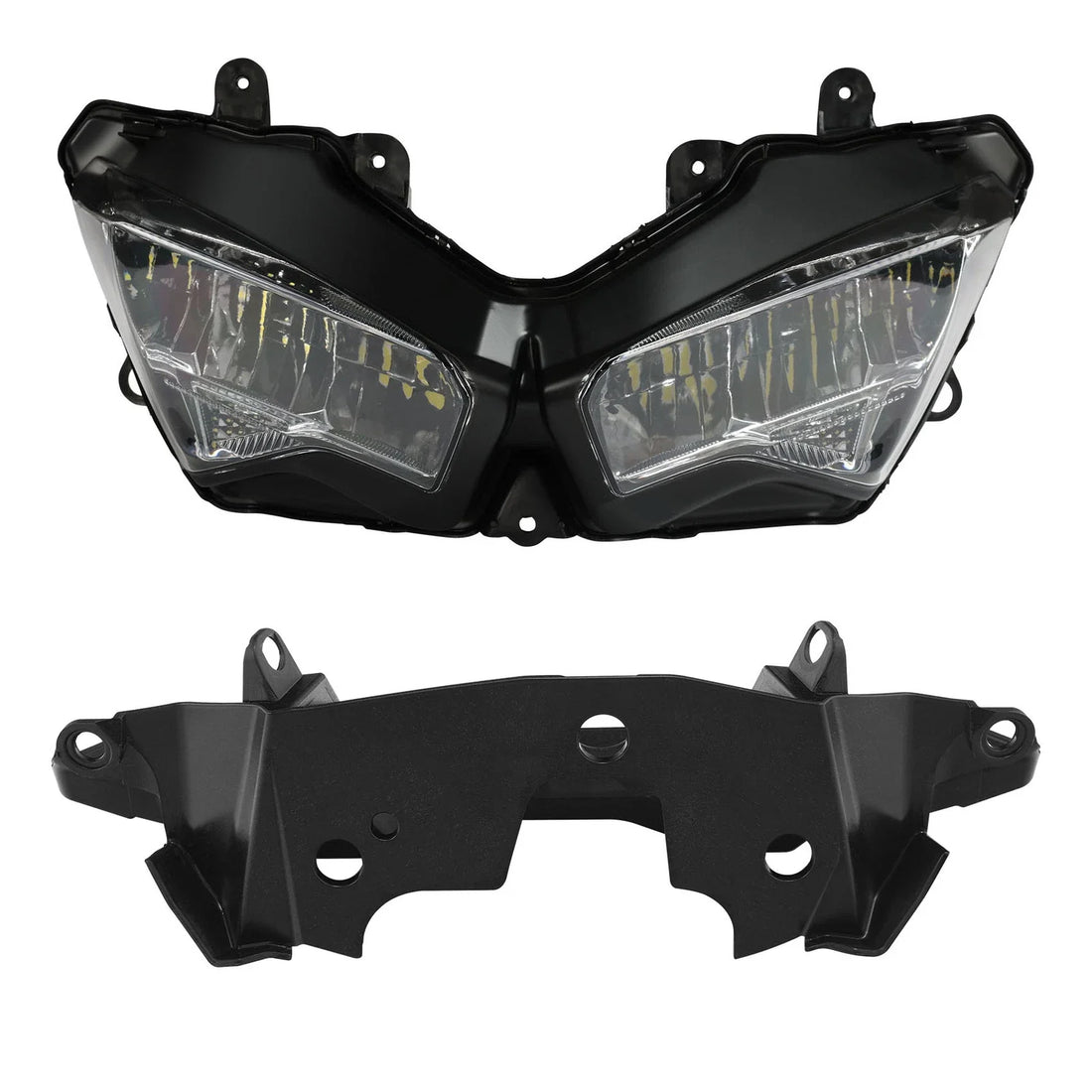Front Headlight Assembly Stay Fairing Bracket Fit For Kawasaki Ninja ZX6R 19-23