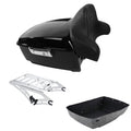 King Trunk Backrest Chrome Mount Rack Fit For Harley Touring Road Glide 14-2026