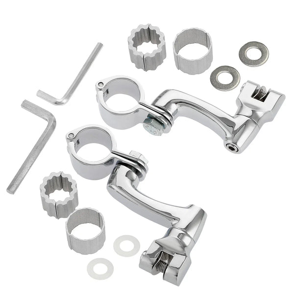 22mm-35mm Engine Guard Highway Foot Pegs Mount Fit For Harley Touring Road Glide