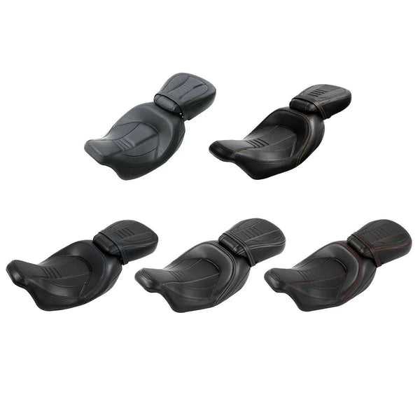 Driver Passenger Pillion Seat Fit For Harley Touring Electra Street Glide 09-23
