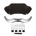 9.5'' Windshield Windscreen & Chrome Trims Fit For Harley Road Glide 2004-2013